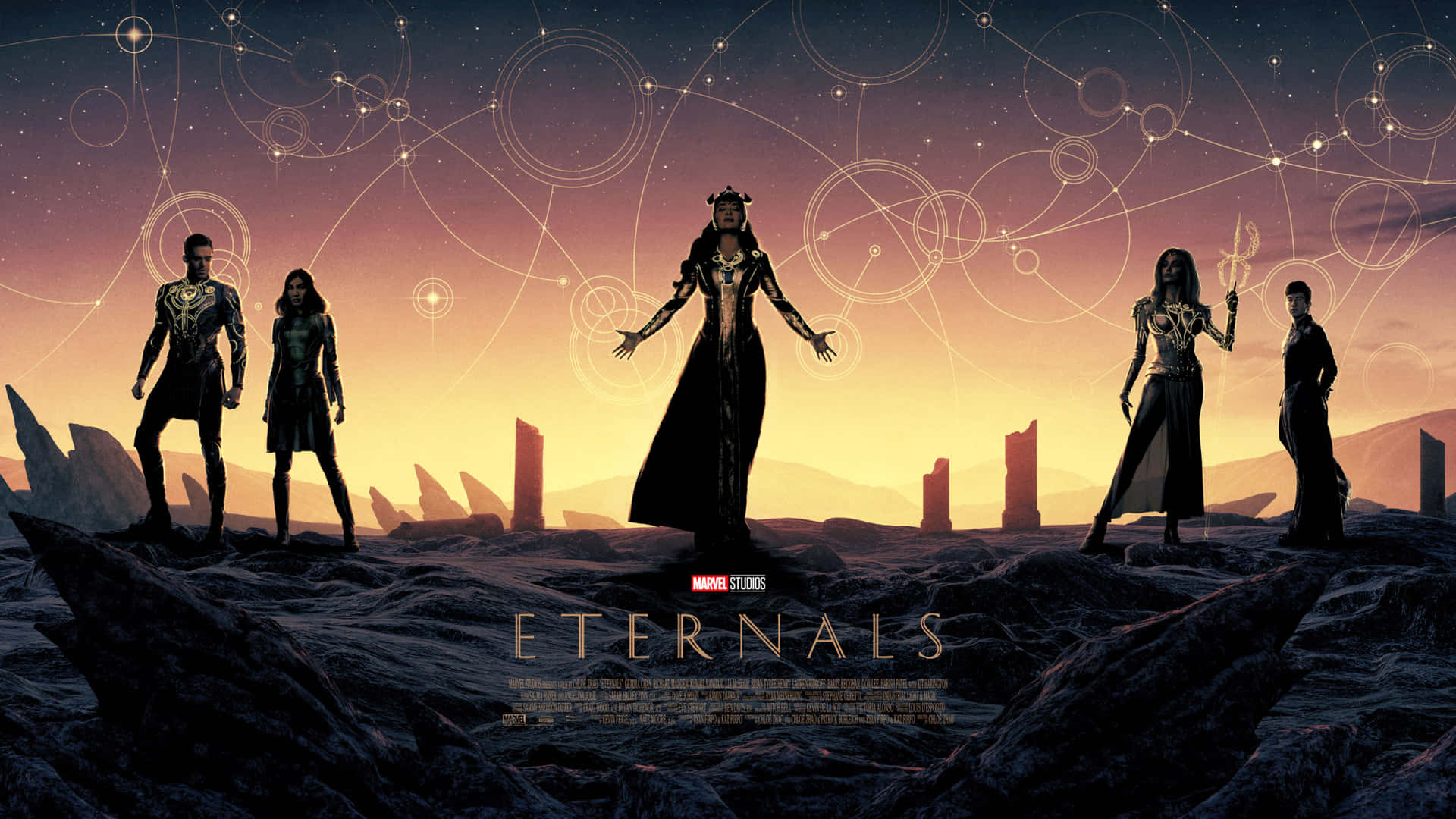 Eternals Movie Pre Release Poster Wallpaper
