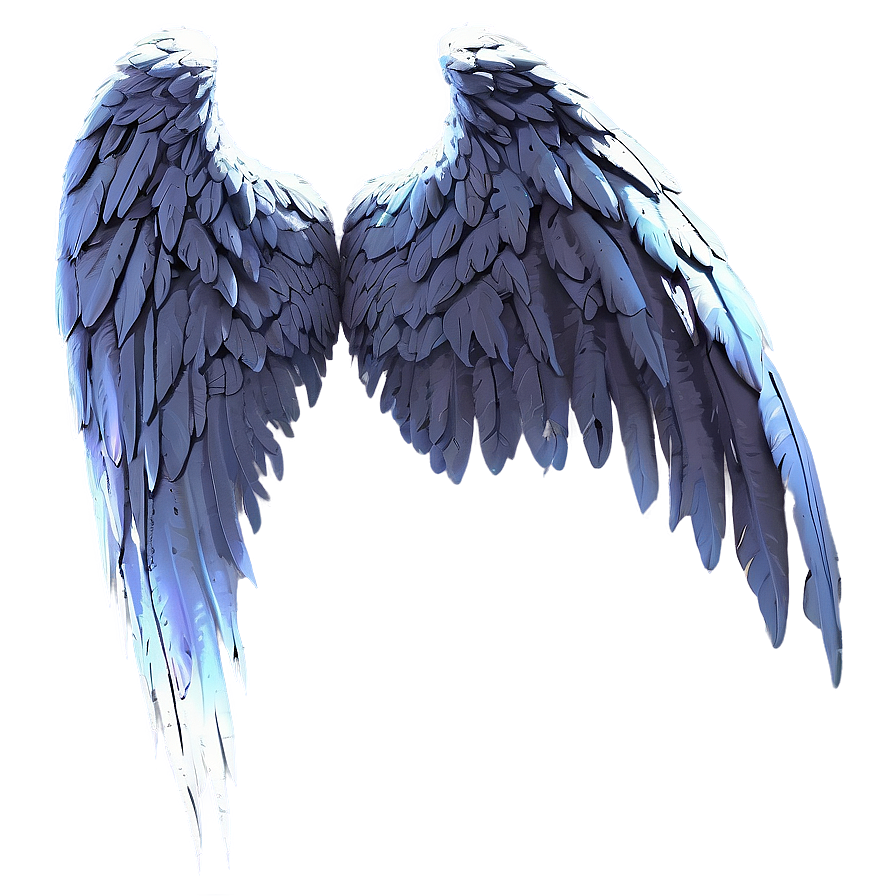 Ethereal Angel Wings Silhouette Png Ica89 PNG