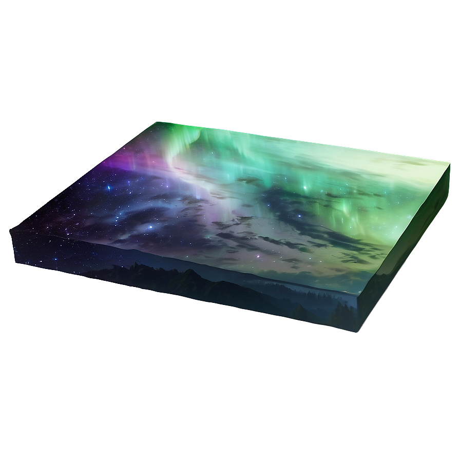 Ethereal Aurora Landscape Png Lpf91 PNG