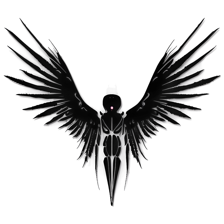 Ethereal Black Wings Silhouette Png 59 PNG