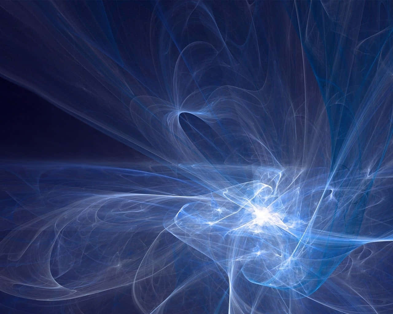 Ethereal_ Blue_ Energy_ Flows Wallpaper