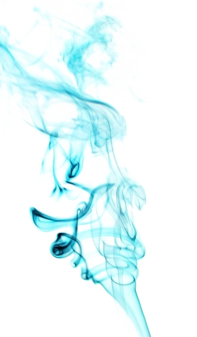 Ethereal Blue Smoke PNG