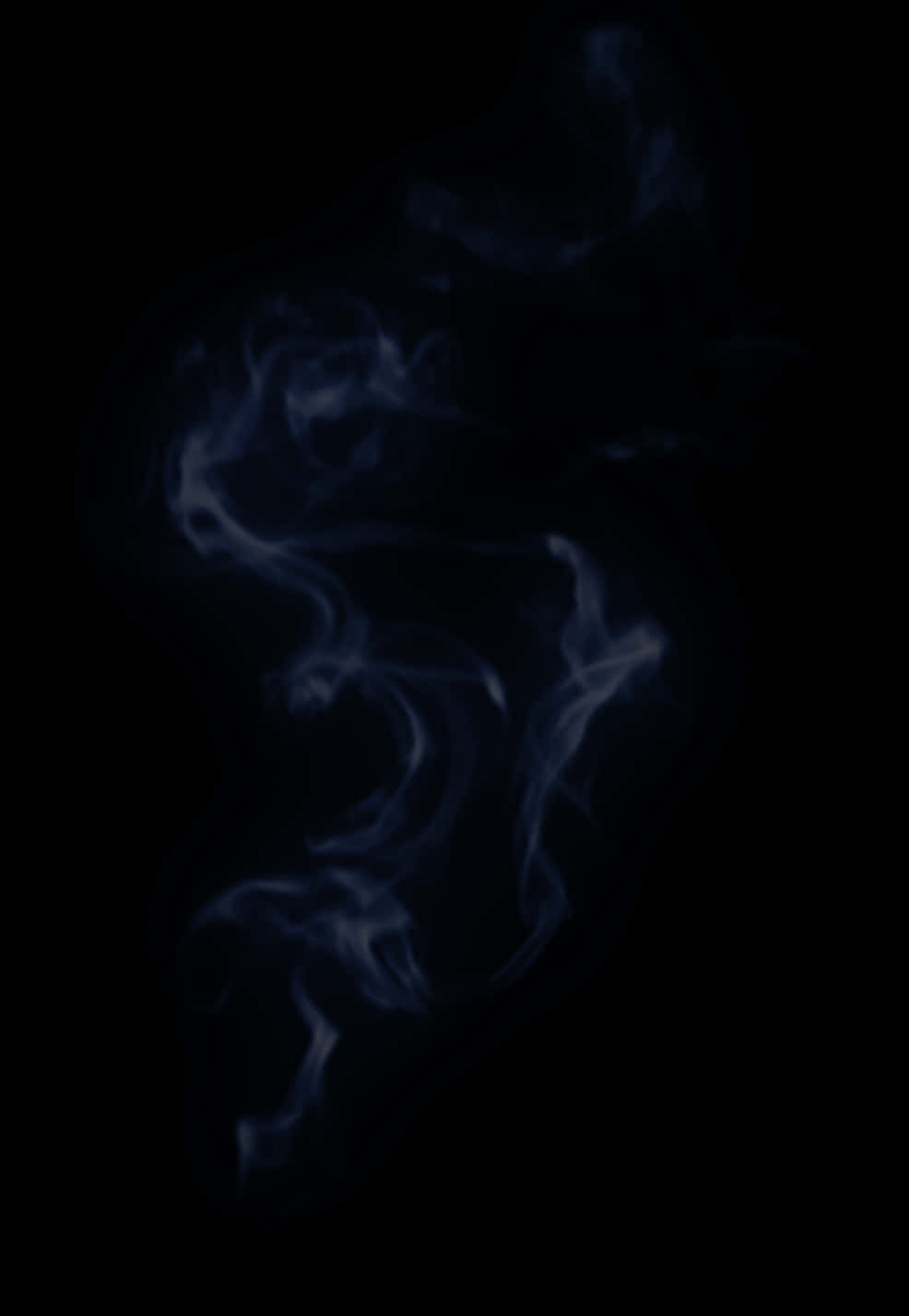 Ethereal_ Blue_ Smoke PNG