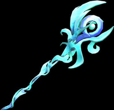 Ethereal_ Blue_ Sword PNG