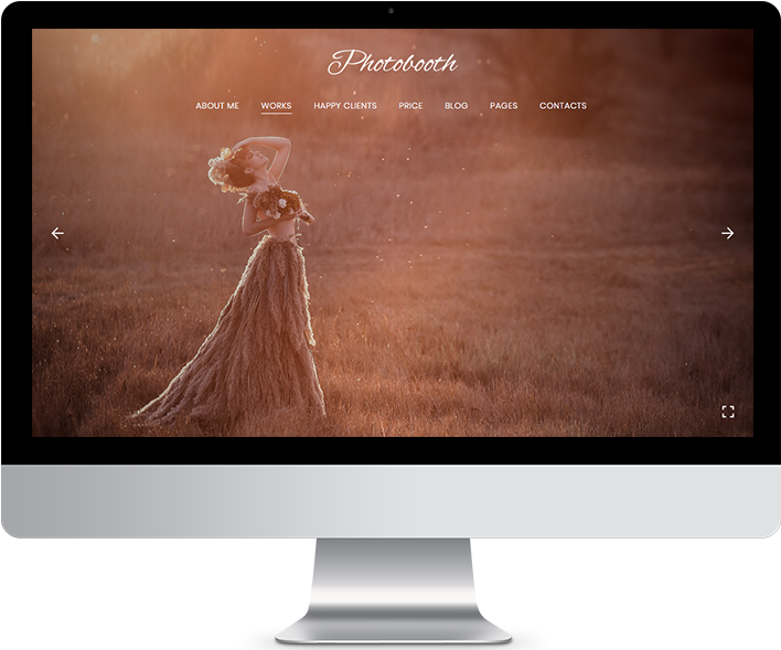Ethereal Bridein Sunset Field PNG
