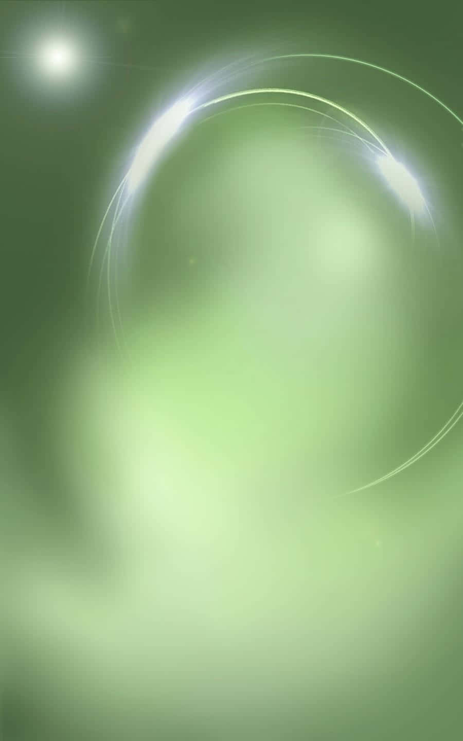 Ethereal Green Light Abstract Wallpaper
