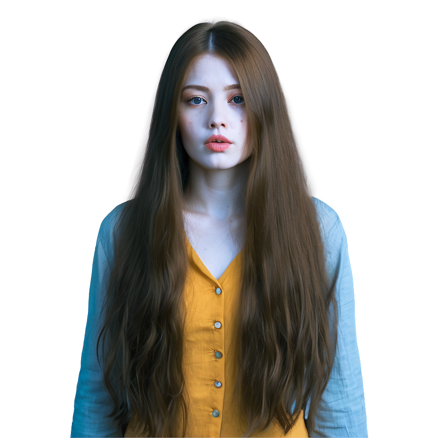 Ethereal Long Hair Png Kdm PNG