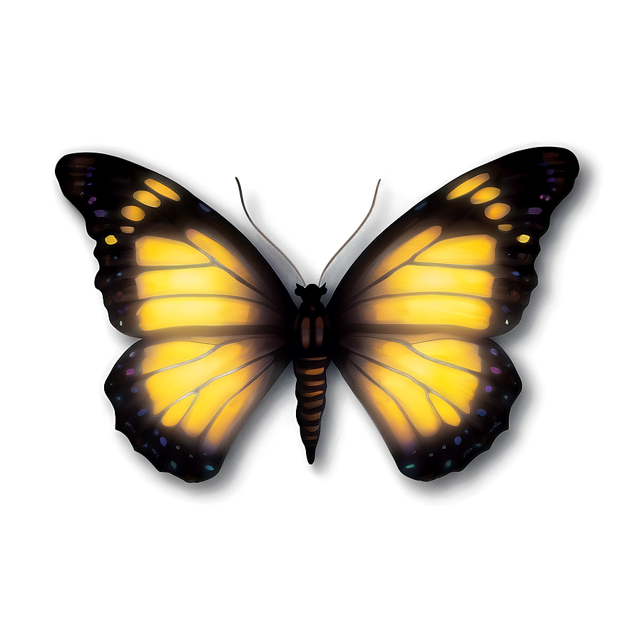 Ethereal Mariposas Glow Png 4 PNG