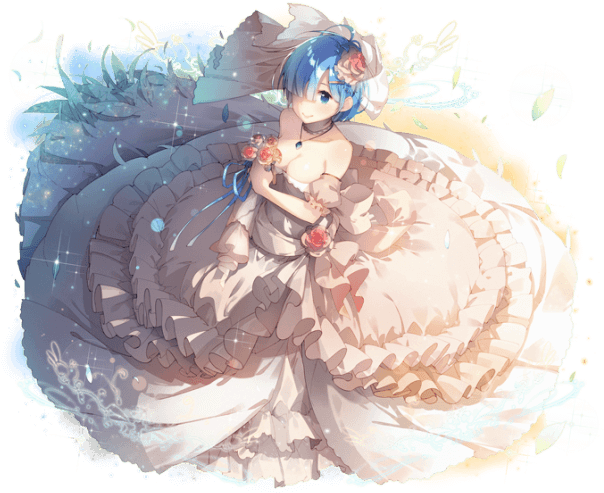 Ethereal Rem Re Zero Artwork PNG