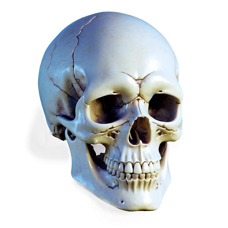 Ethereal Skull Figure Png B PNG
