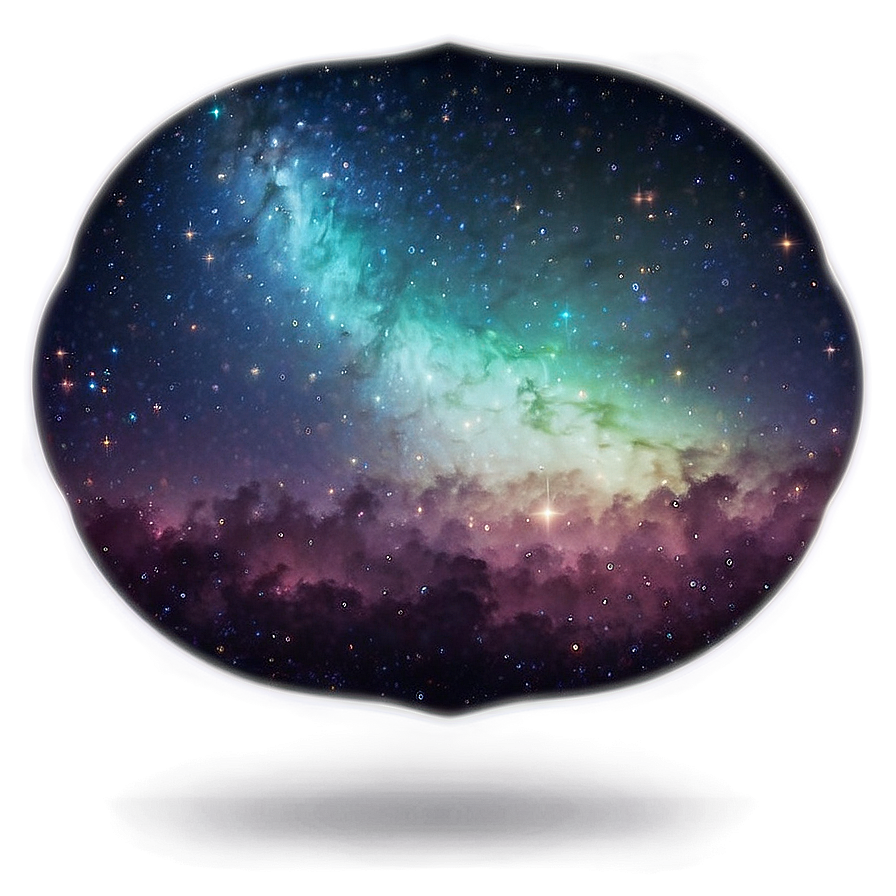 Ethereal Starry Sky Png Ycy57 PNG