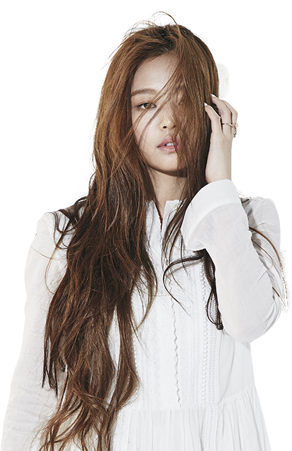 Ethereal Woman White Dress PNG