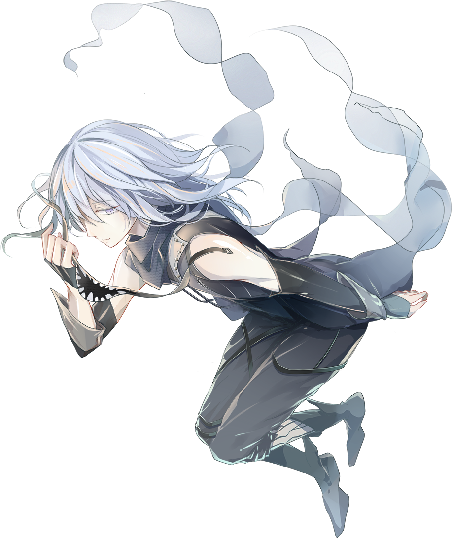 Ethereal_ Anime_ Character_ Floating PNG