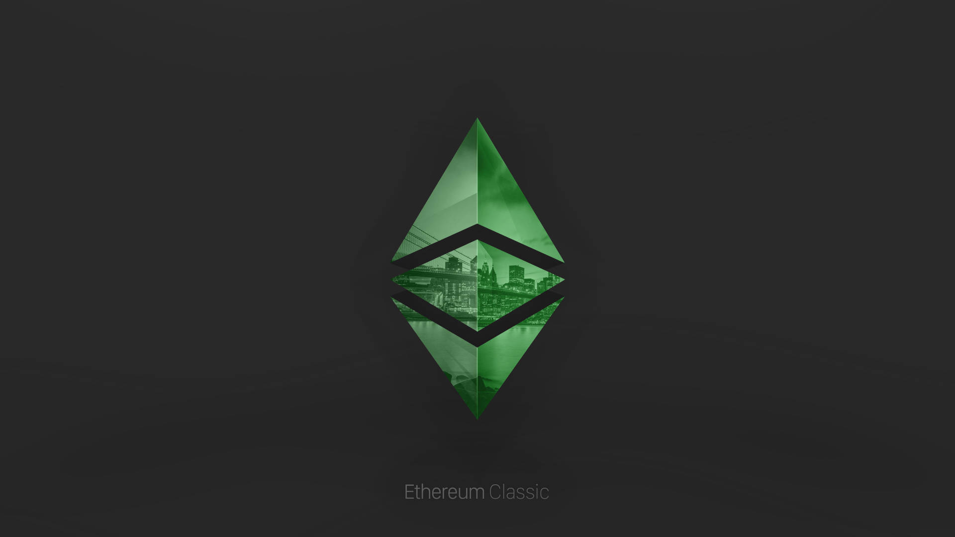 Ethereum Classic Green Icon Wallpaper