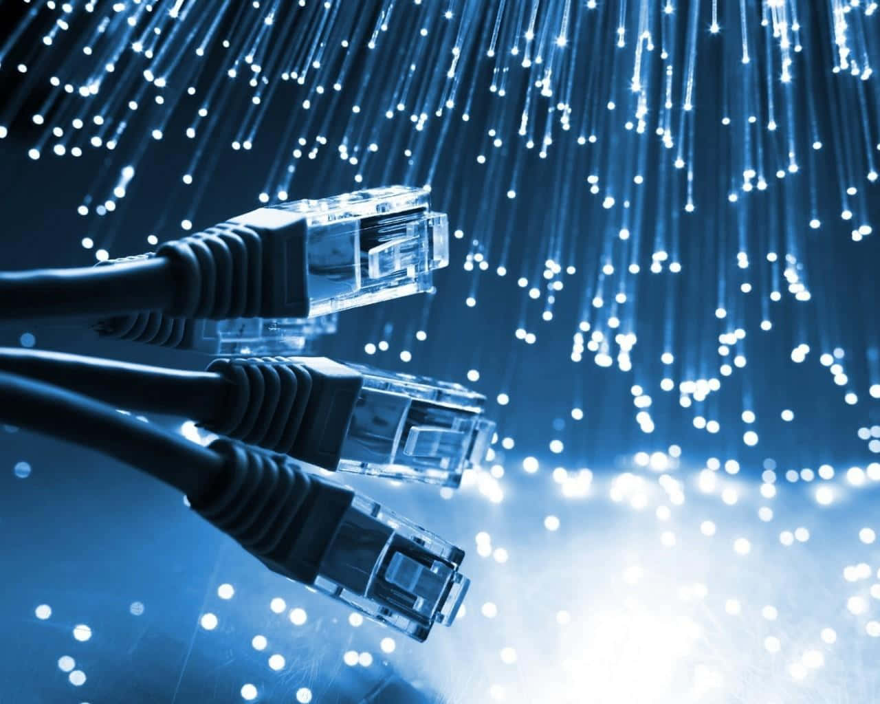 High Speed Ethernet Connectivity Wallpaper