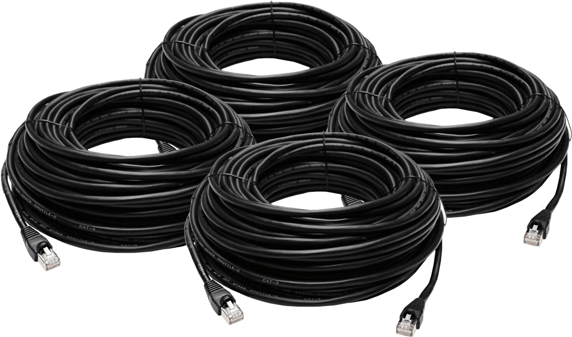 Download Ethernet Cables Coiled Black | Wallpapers.com