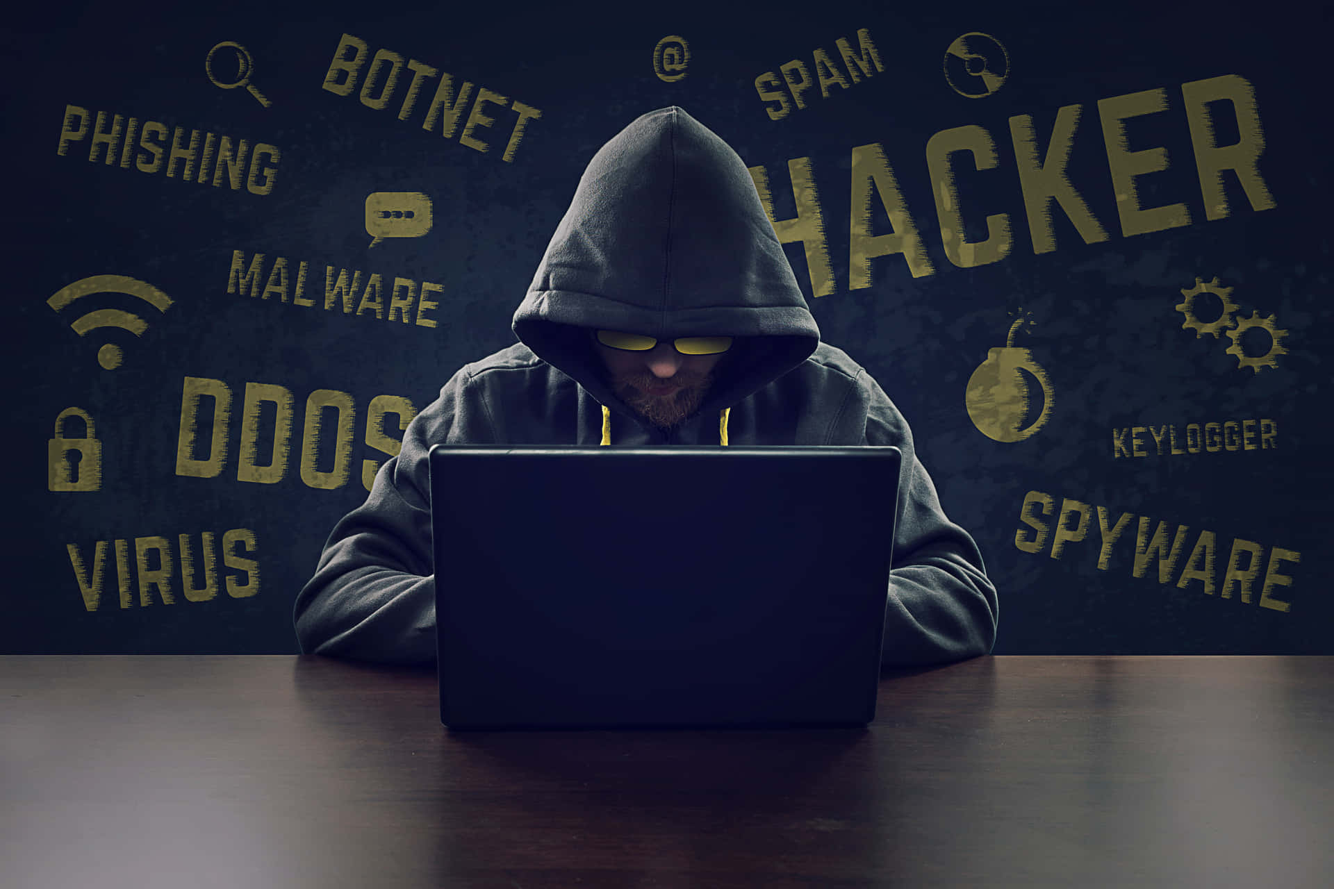 Ethical Or Professional Hacker In A Hoodie Wallpaper