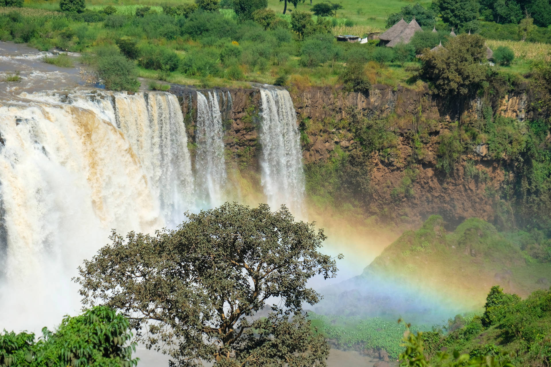 Ethiopia Blue Nile Falls Rainbow