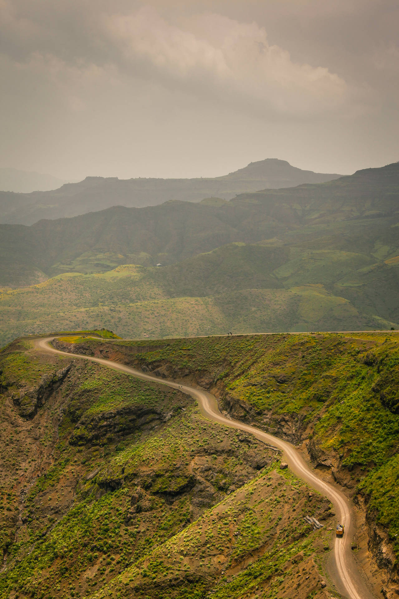 Ethiopia Green Mountain Road Picture