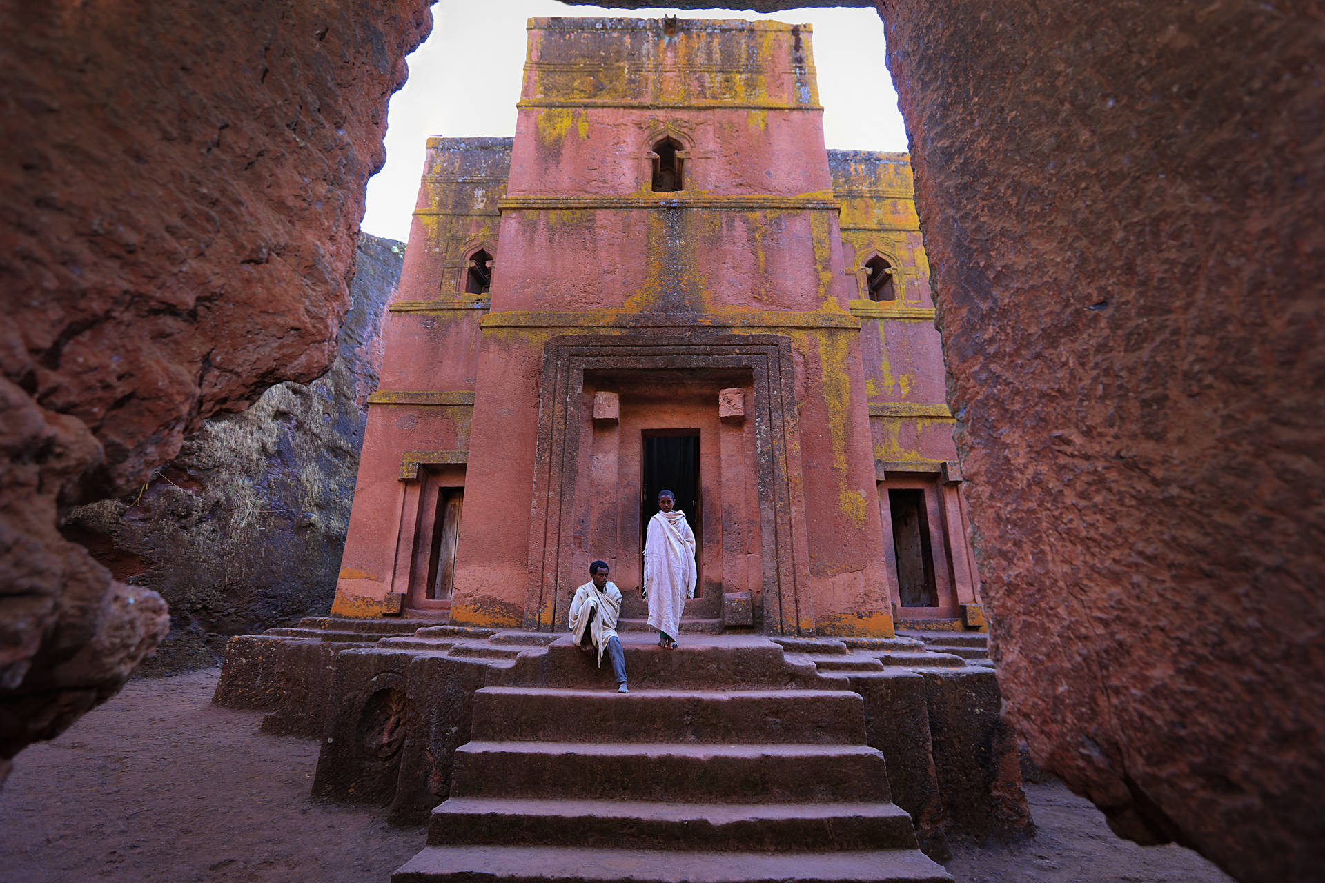 Ethiopia Lalibela Church Entrance