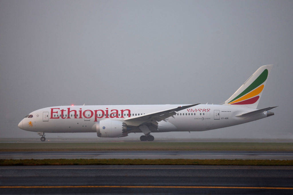 Ethiopian Airlines Airplane Take Off Wallpaper