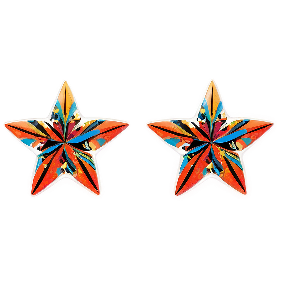 Ethnic Star Pattern Png 06132024 PNG
