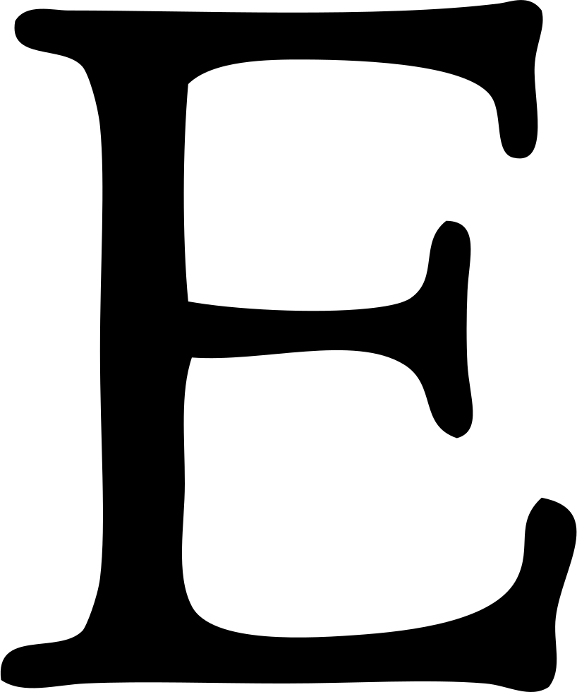 Etsy Logo Letter E PNG