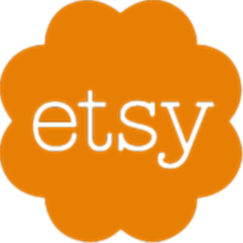 Etsy Logo Orange Background PNG