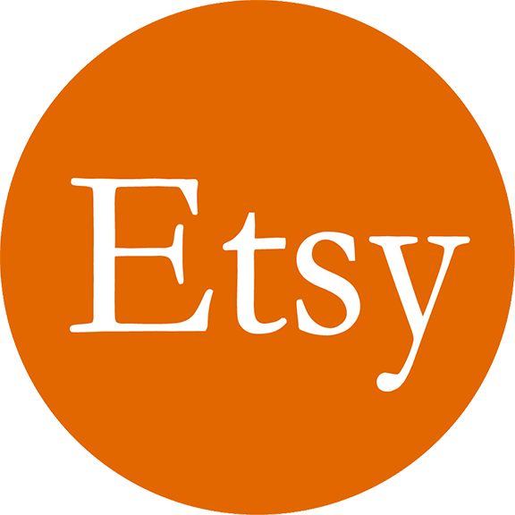 Etsy Logo Orange Background PNG