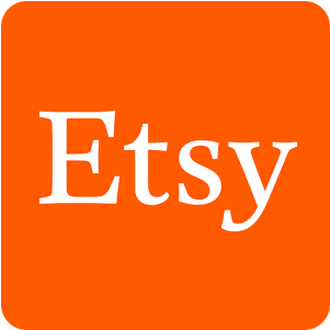 Etsy Logo Orange Background PNG