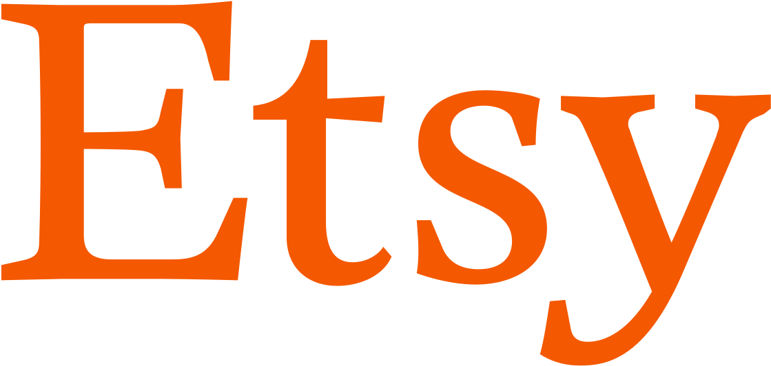 Etsy Logo Orangeon Gray PNG