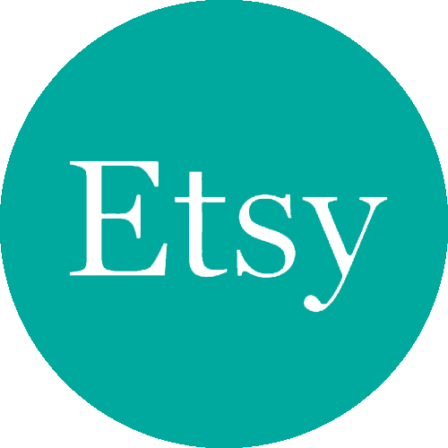 Etsy Logo Teal Background PNG