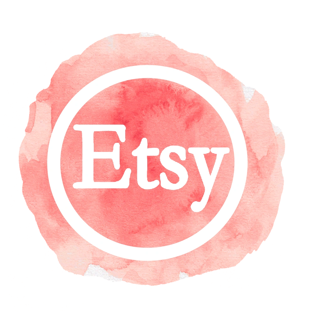 Etsy Logo Watercolor Background PNG