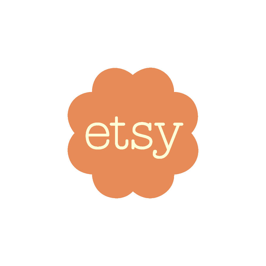 Etsy Orange Flower Wallpaper