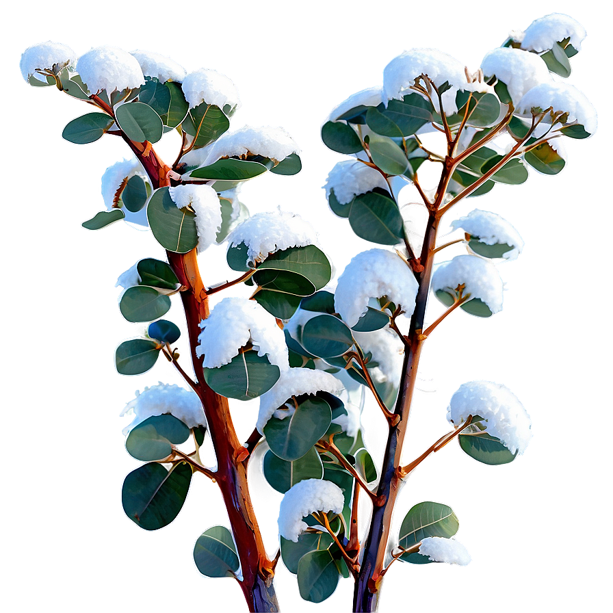 Eucalyptus In Snow Png Chp41 PNG