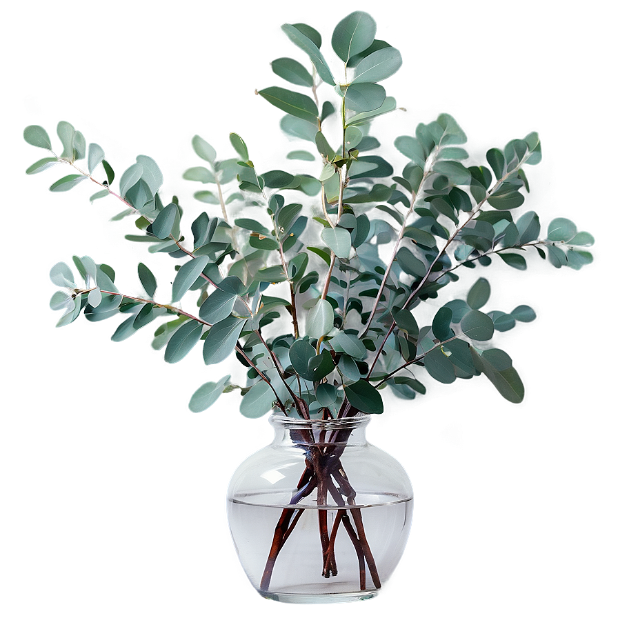 Eucalyptus In Vase Png 05242024 PNG