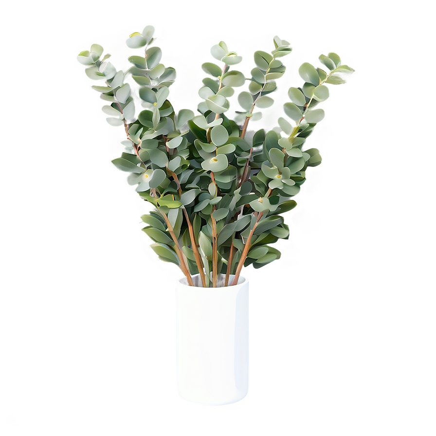 Download Eucalyptus In Vase Png 8 | Wallpapers.com