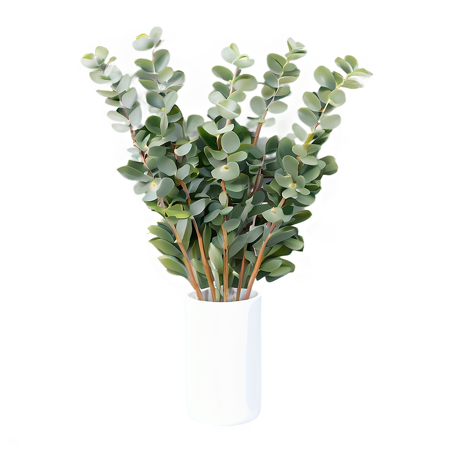 Eucalyptus In Vase Png 8 PNG