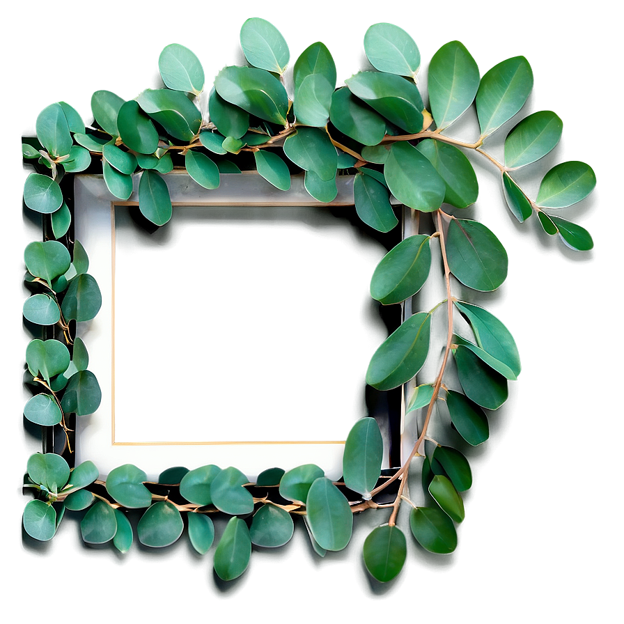 Eucalyptus Leaves Frame Png 40 PNG