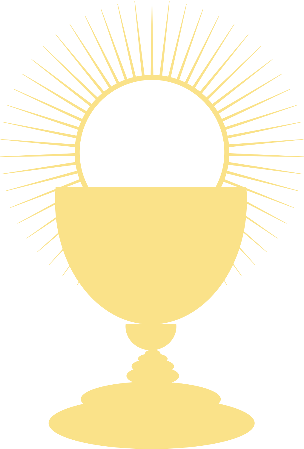 Eucharistic Chaliceand Host Vector PNG