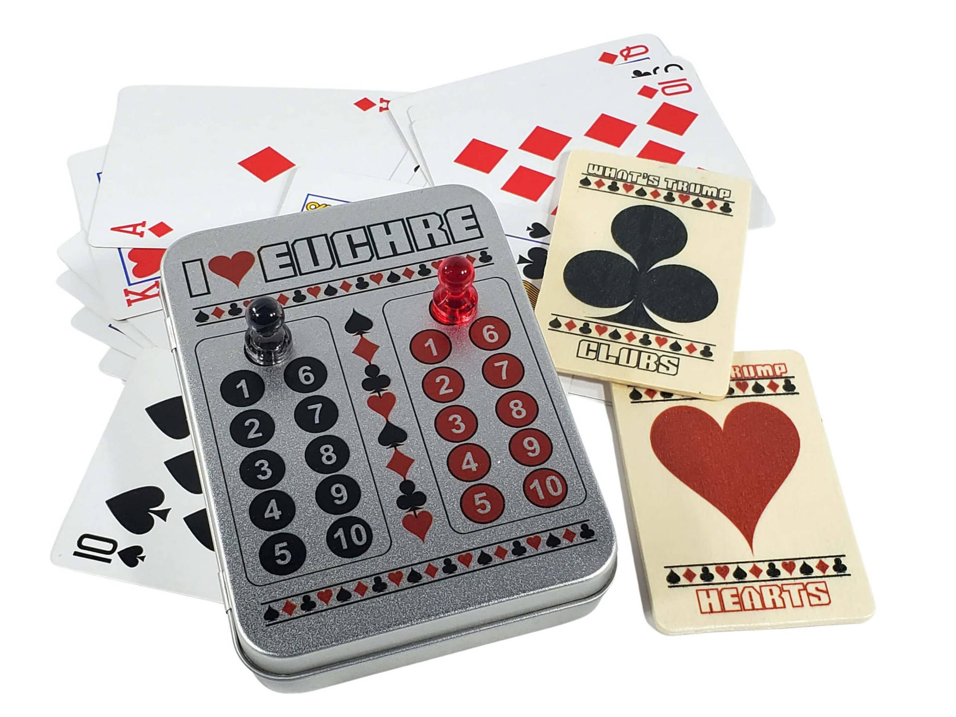 Euchre Card Game Set With Box Wallpaper
