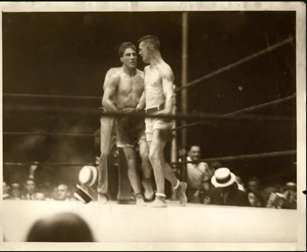 Eugene Criqui Vs Johnny Dundee Boxing Fight Wallpaper
