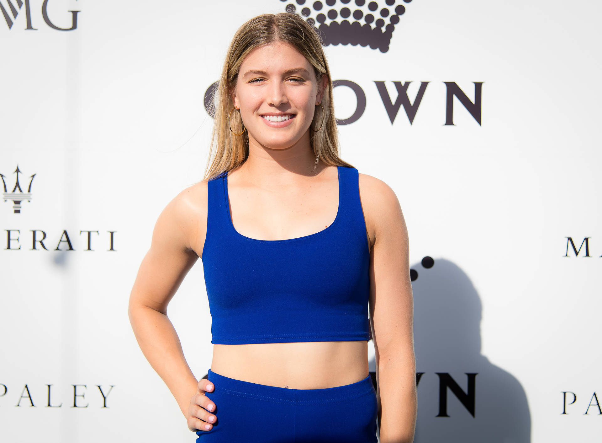 Canadian Tennis Star Eugenie Bouchard at a Public Event Wallpaper