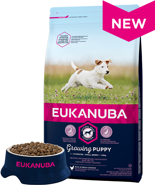 Eukanuba Growing Puppy Food Packaging PNG