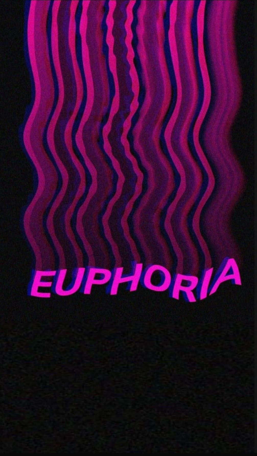 Euphoria Aesthetic Vibrant Waves Wallpaper