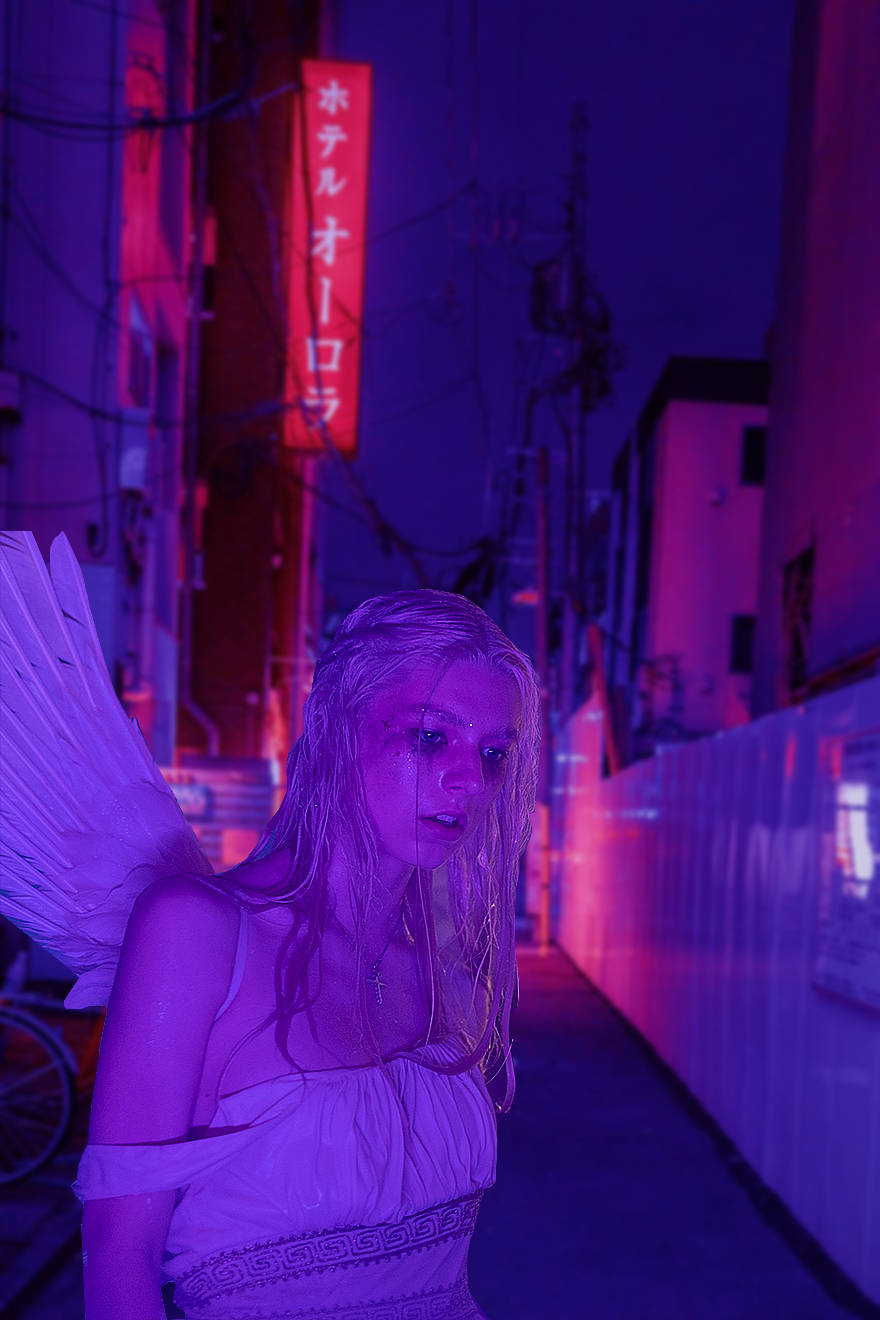 Euphoria Hbo Jules Dressed As An Angel Background