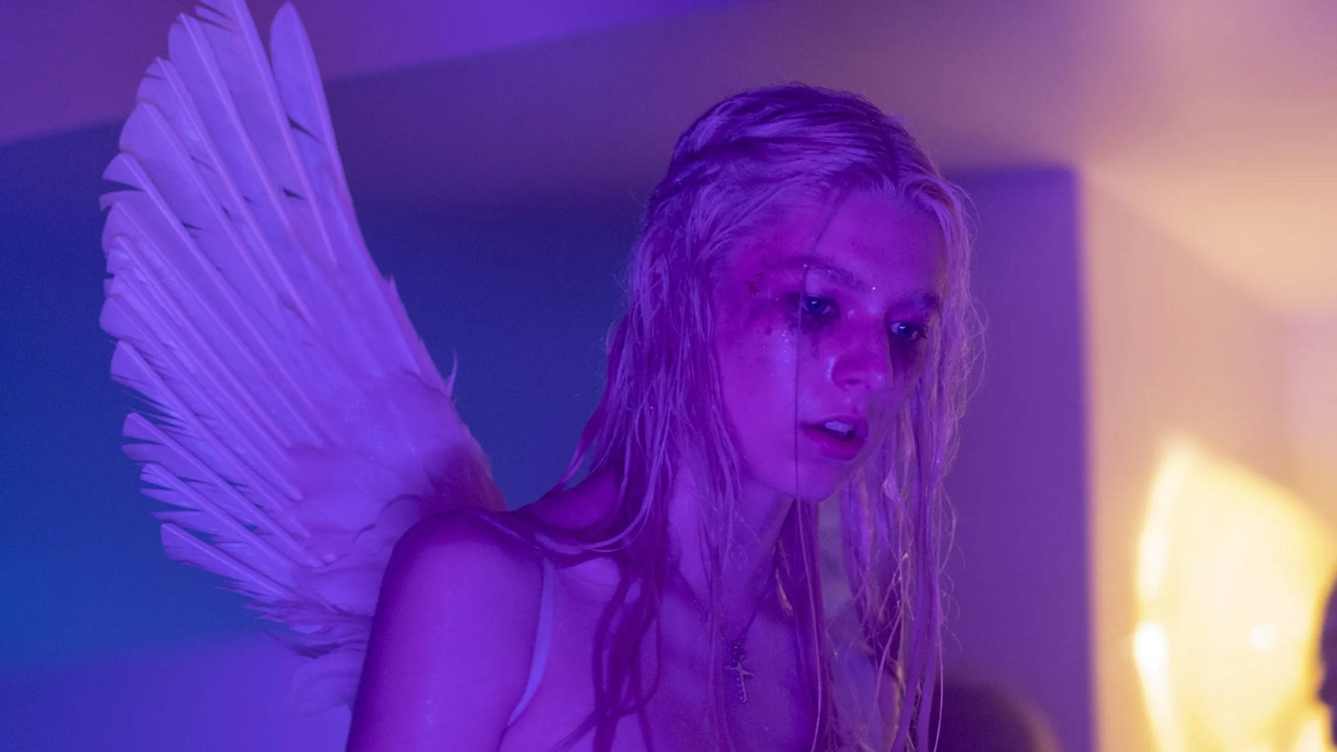 Euphoria Hbo Jules With Angel Wings Background
