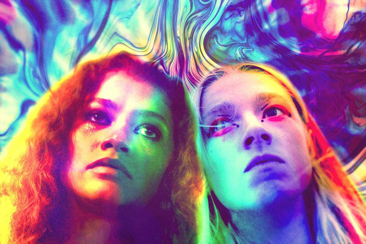 Euphoria Psychedelic Rue And Jules Wallpaper