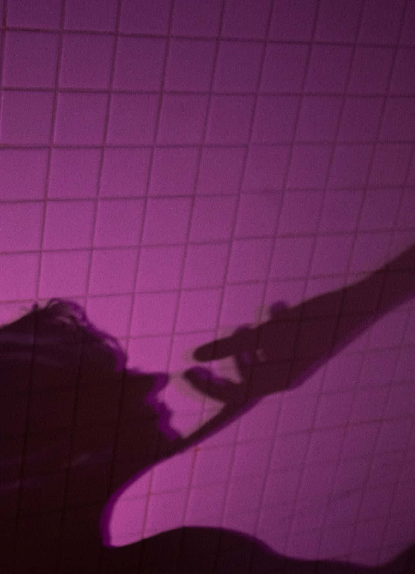 Euphoric Purple Silhouette Wallpaper