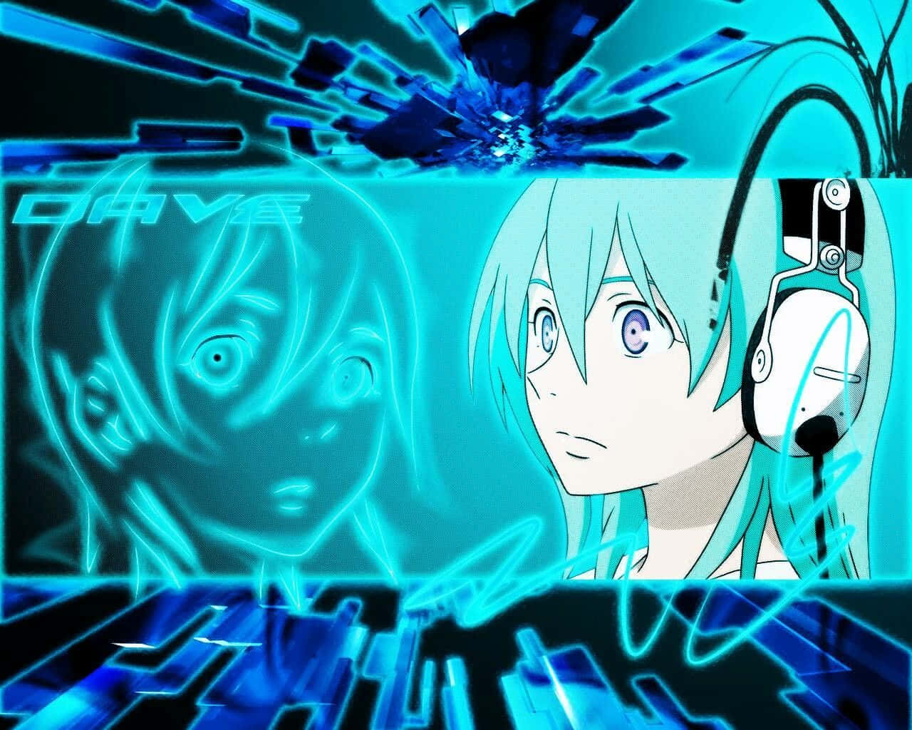Eureka Seven Anime Character Cyber Theme Wallpaper